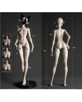 1/3 size girl Body Only【Coral Reef】1/3 SD13 61cm girl doll b...